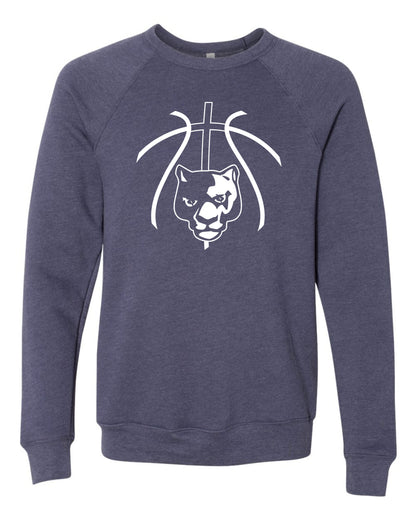 Panther Head Cross Ball - Youth Sweatshirt