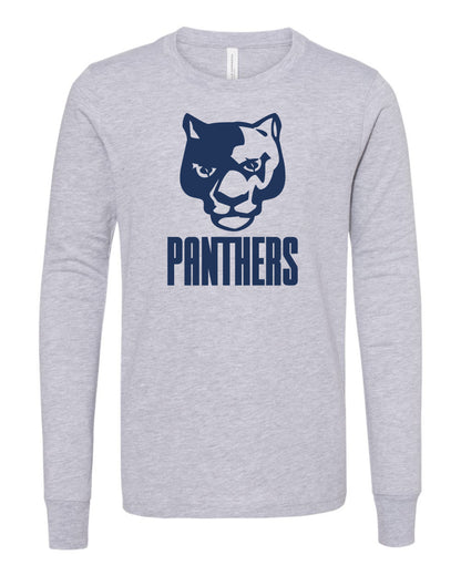 Panther Head Panthers - Youth Long Sleeve
