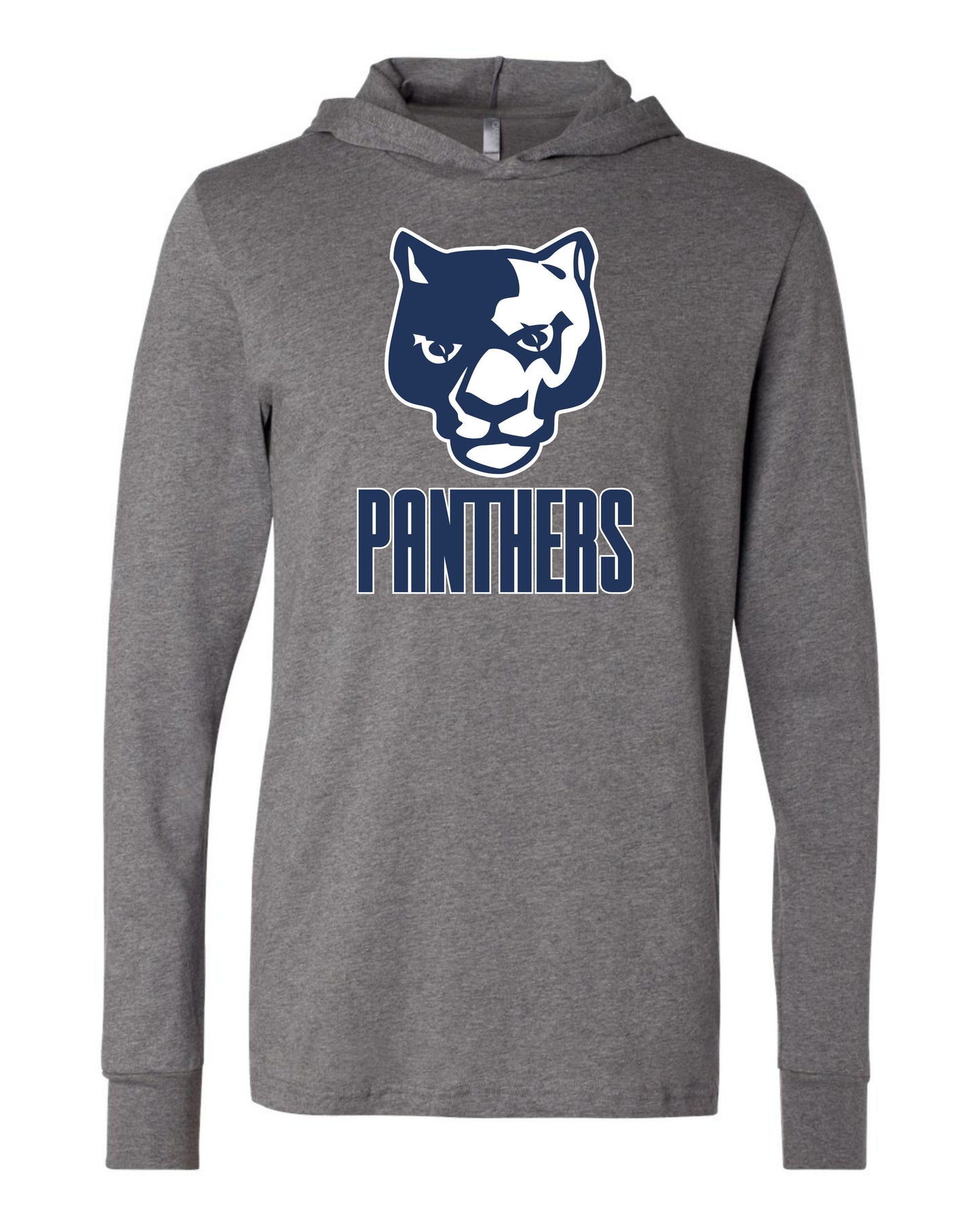 Panther Head Panthers - Adult Hooded Long Sleeve