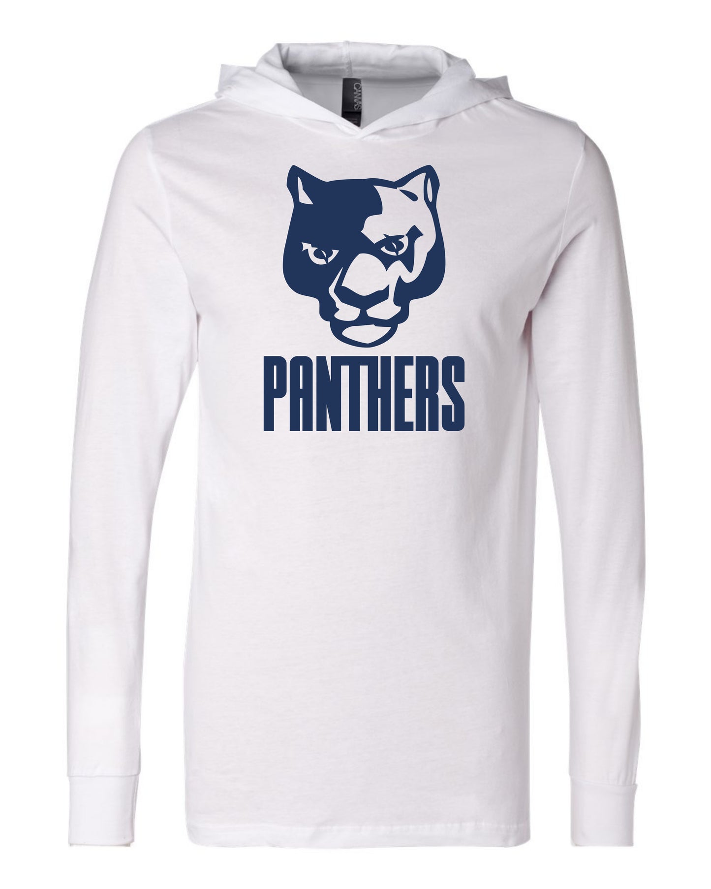 Panther Head Panthers - Adult Hooded Long Sleeve