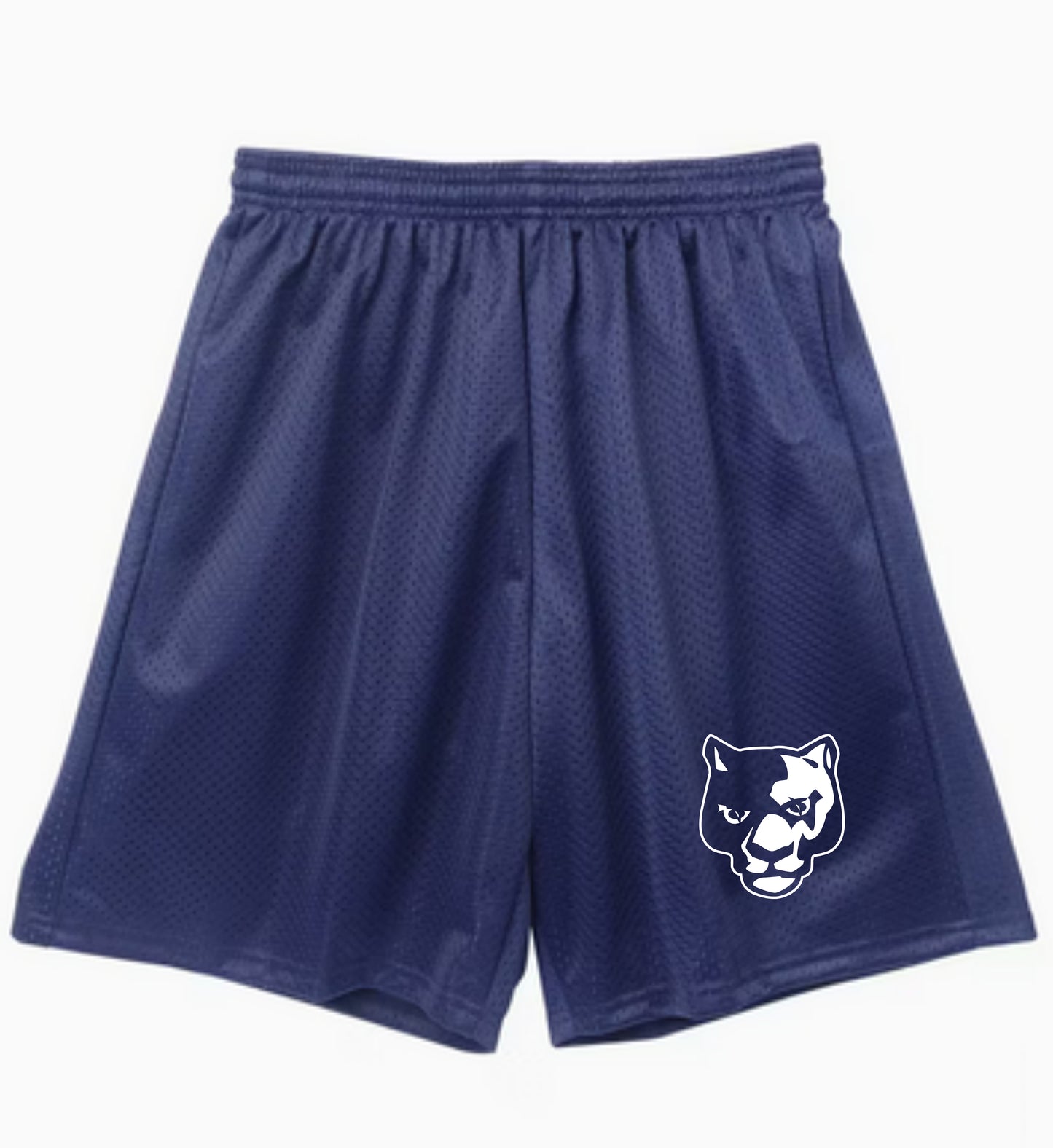 Panther Head - Adult 7" Mesh Shorts