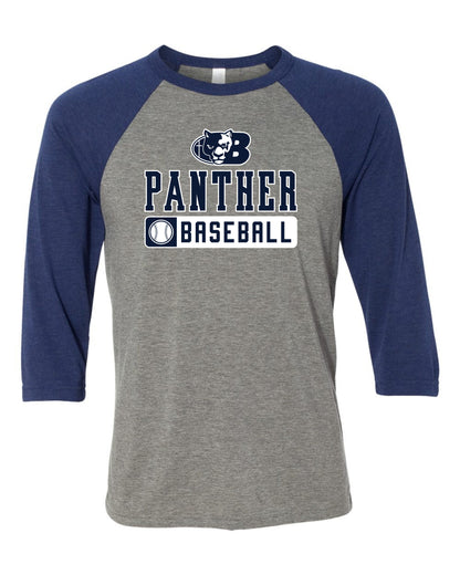 Panther Baseball - Adult Raglan Tee