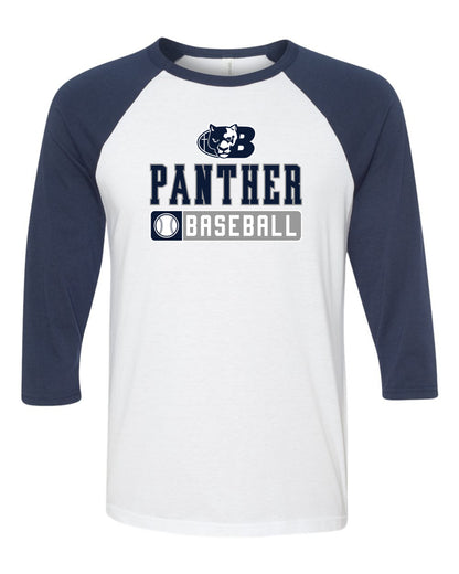 Panther Baseball - Adult Raglan Tee