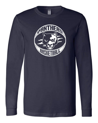 Panthers BBall Claw Ball - Adult Long Sleeve