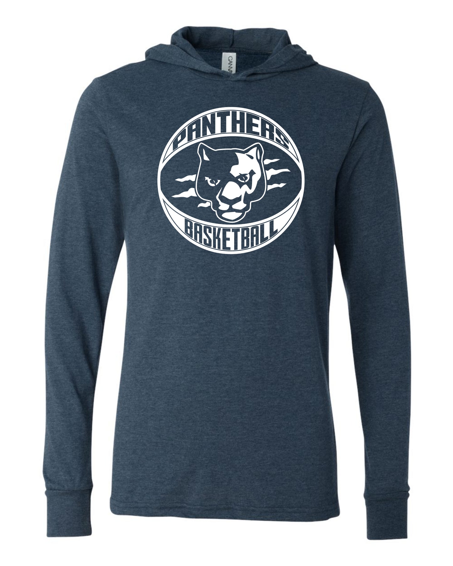 Panthers BBall Claw Ball - Adult Hooded Long Sleeve