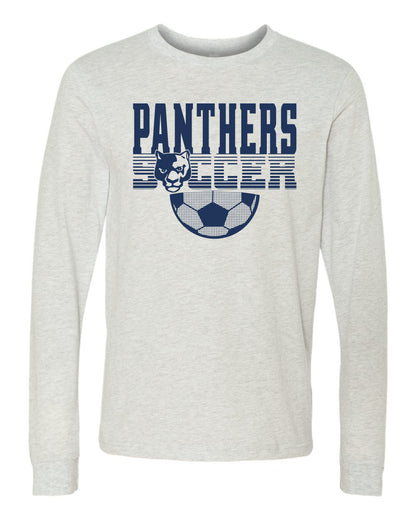 Panthers Soccer Faded - Adult Long Sleeve