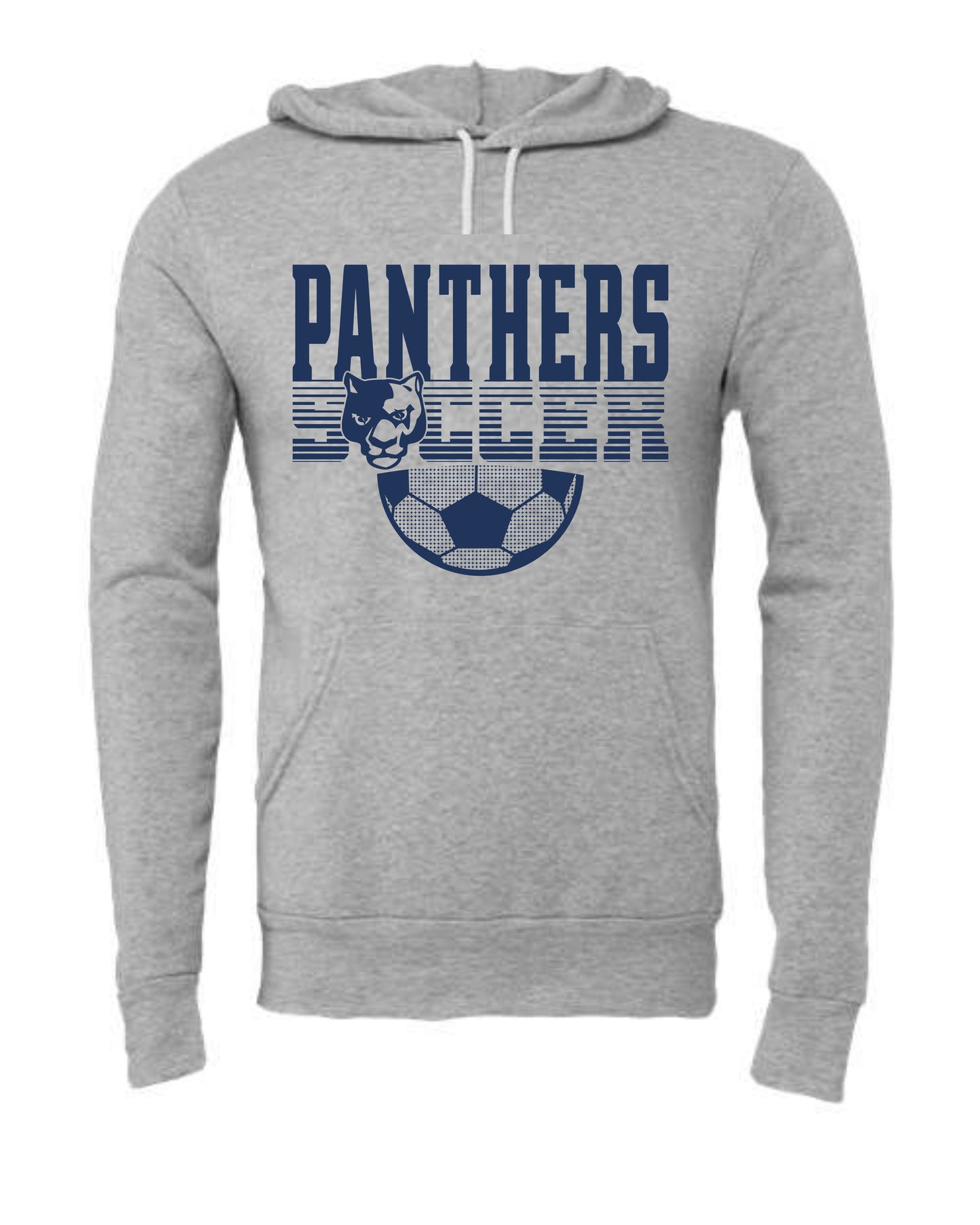 Panthers Soccer Faded - Adult Hoodie