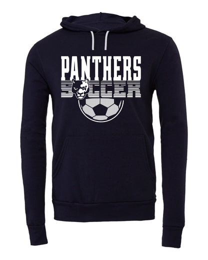 Panthers Soccer Faded - Adult Hoodie