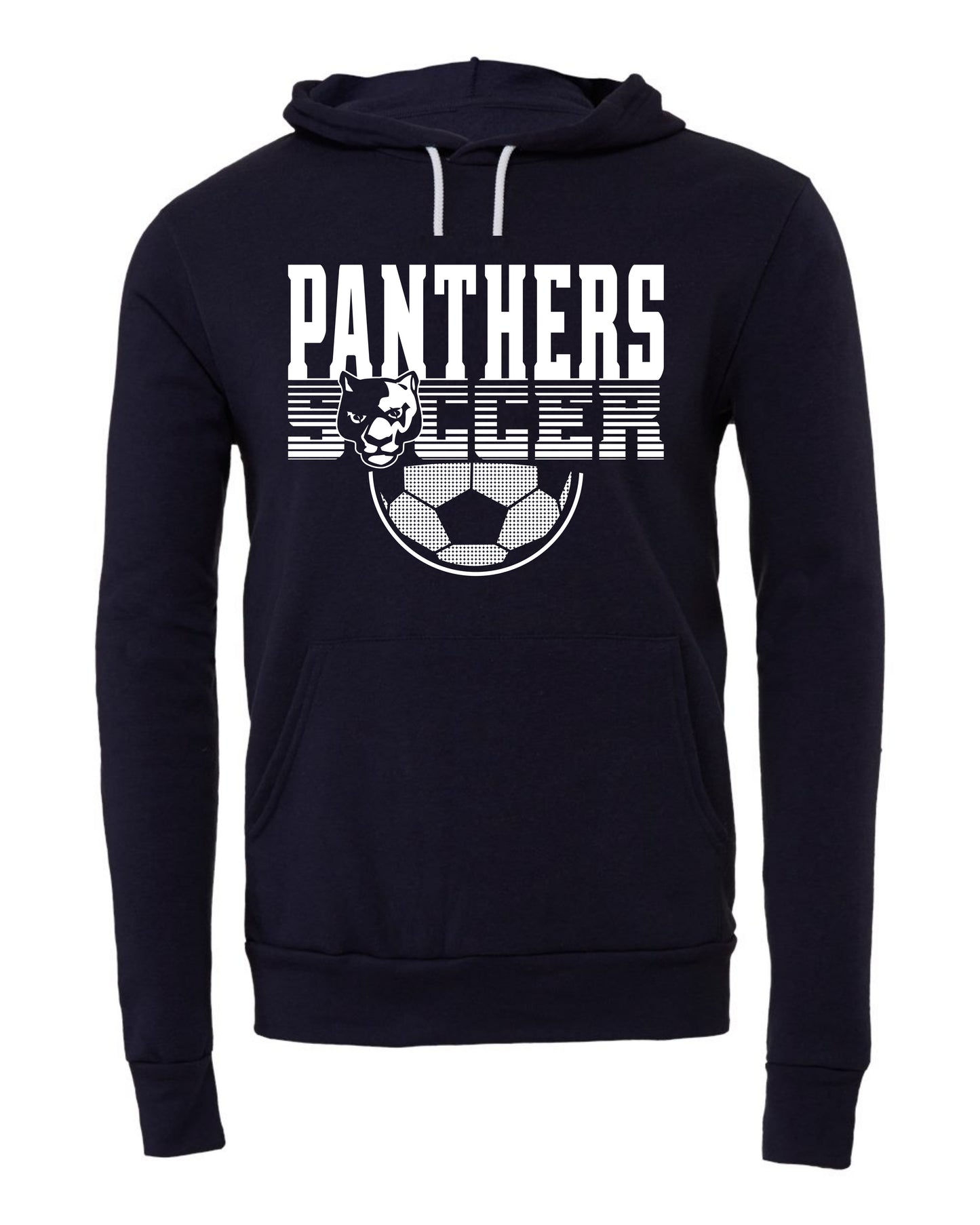 Panthers Soccer Faded - Youth Hoodie