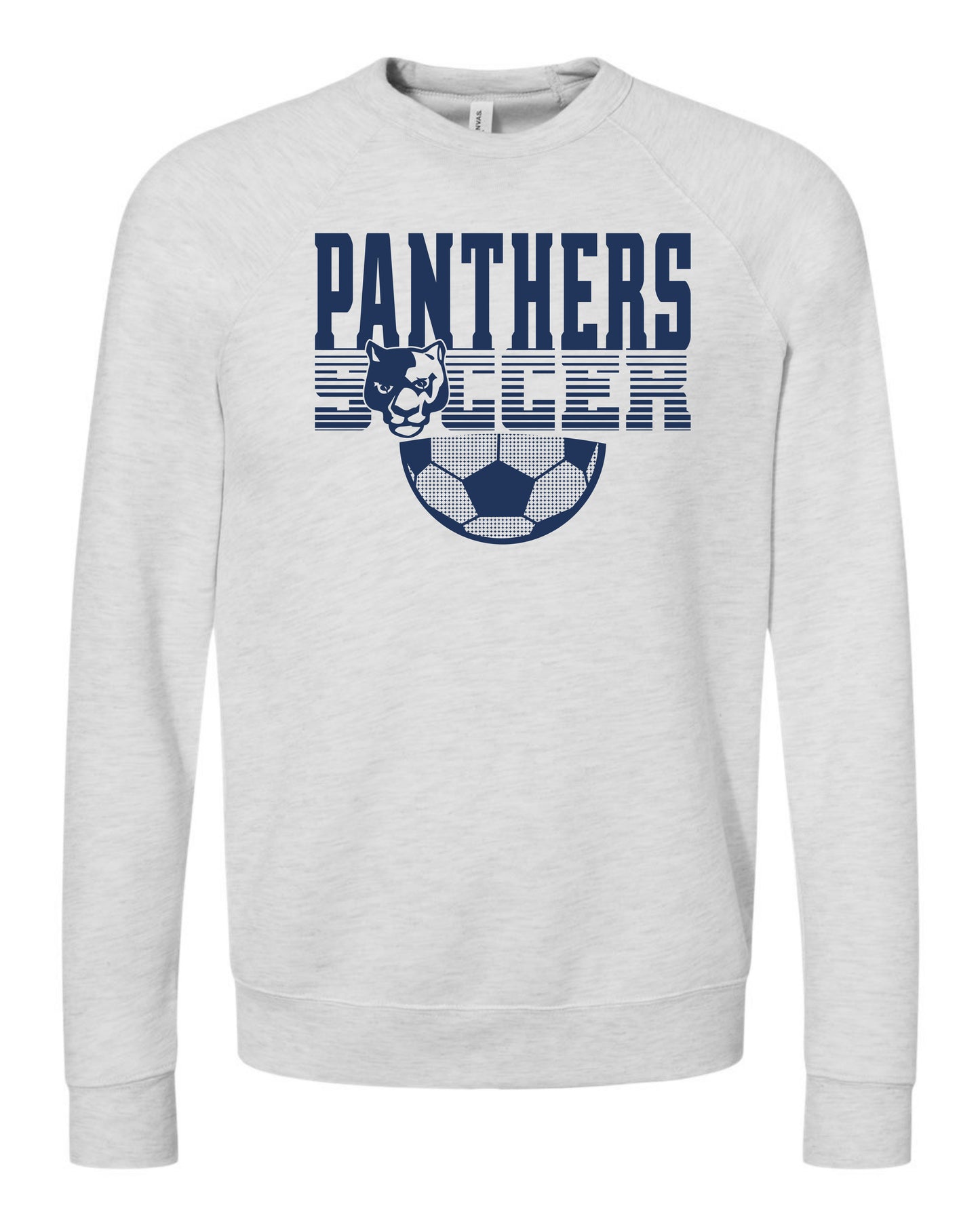 Panthers Soccer Faded - Adult Sweatshirt