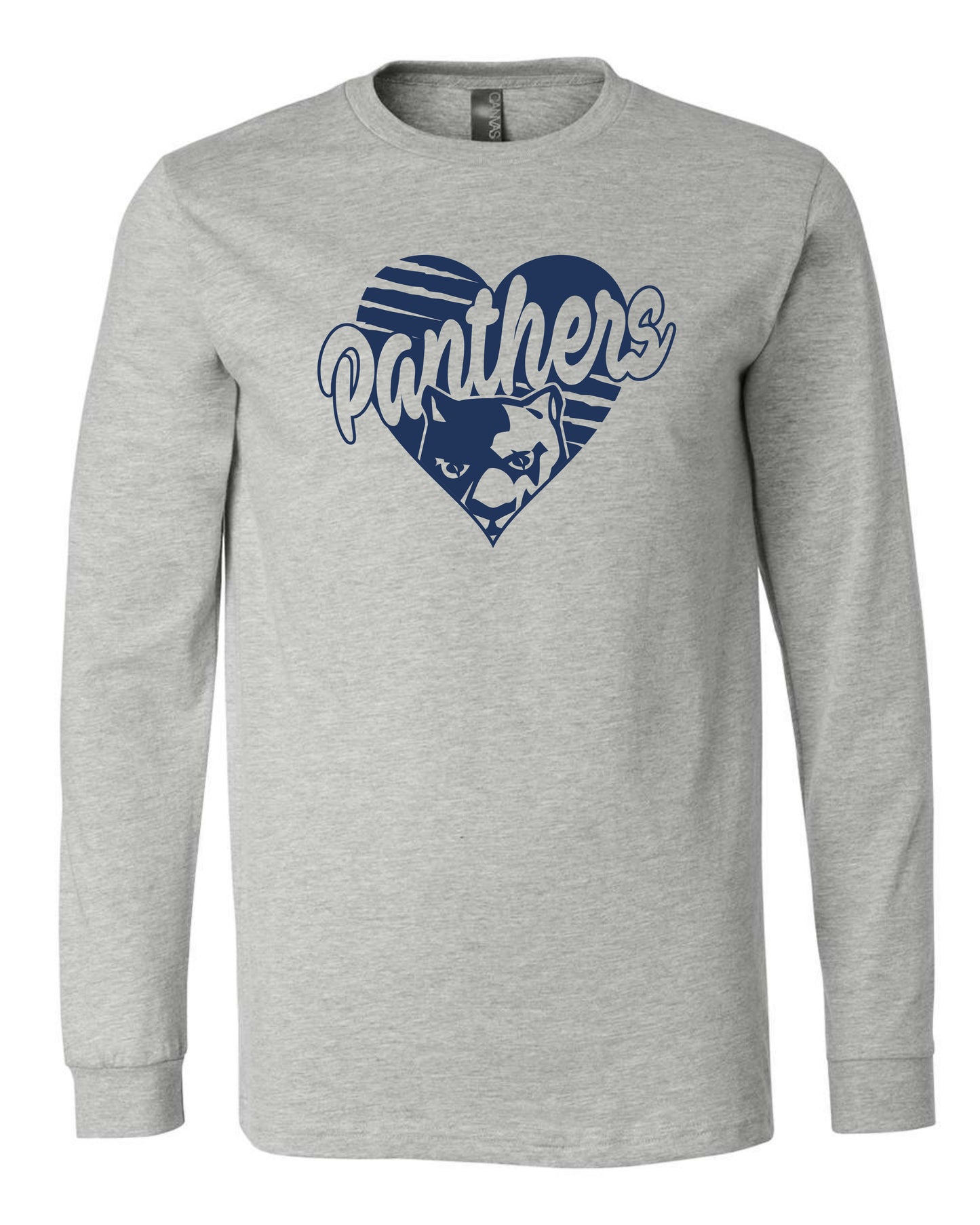 Panthers Heart - Adult Long Sleeve