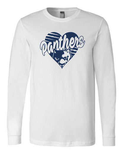 Panthers Heart - Youth Long Sleeve