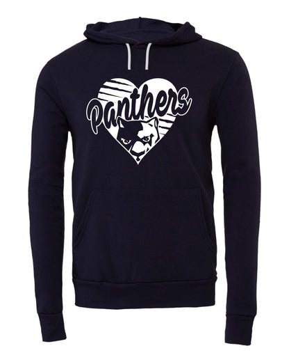 Panthers Heart - Adult Hoodie