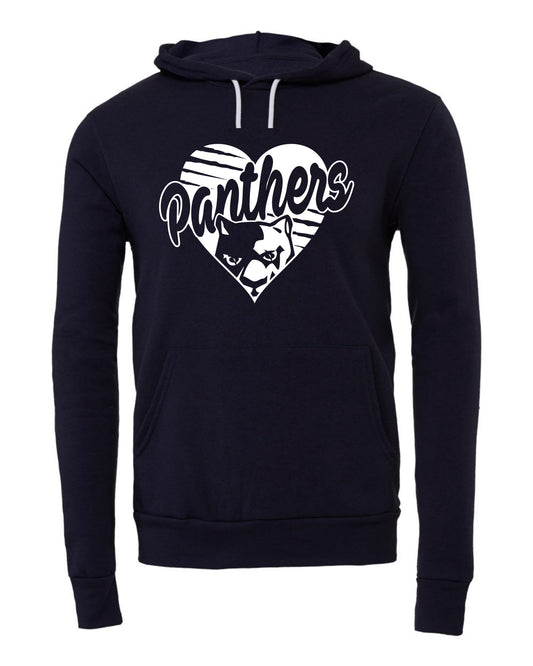 Panthers Heart - Youth Hoodie