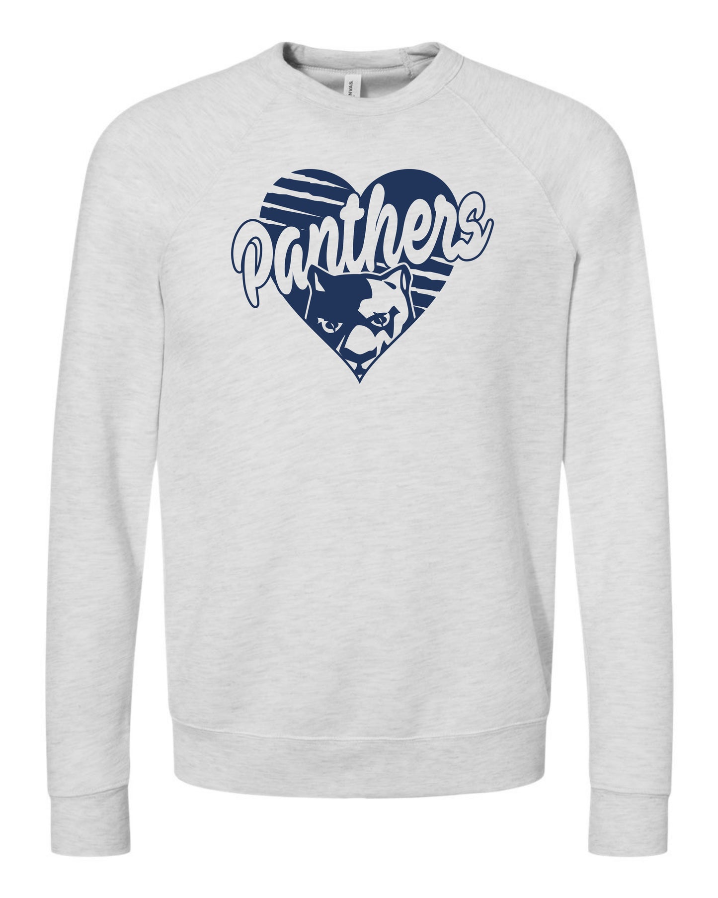 Panthers Heart - Adult Sweatshirt
