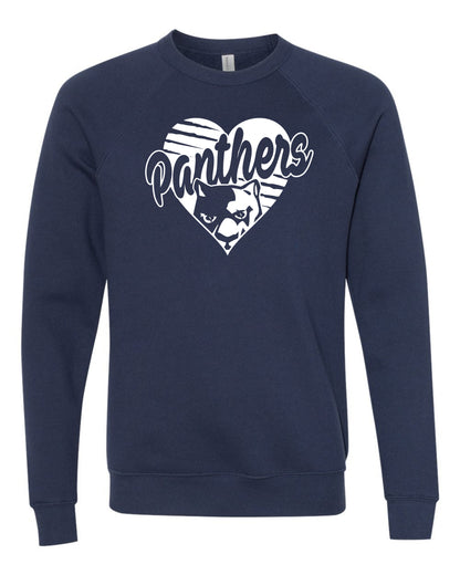 Panthers Heart - Adult Sweatshirt