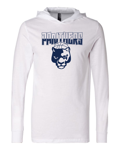 Panthers Two-Tone - Adult Hooded Long Sleeve