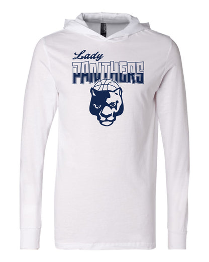 Lady Panthers Two-Tone - Adult Hooded Long Sleeve