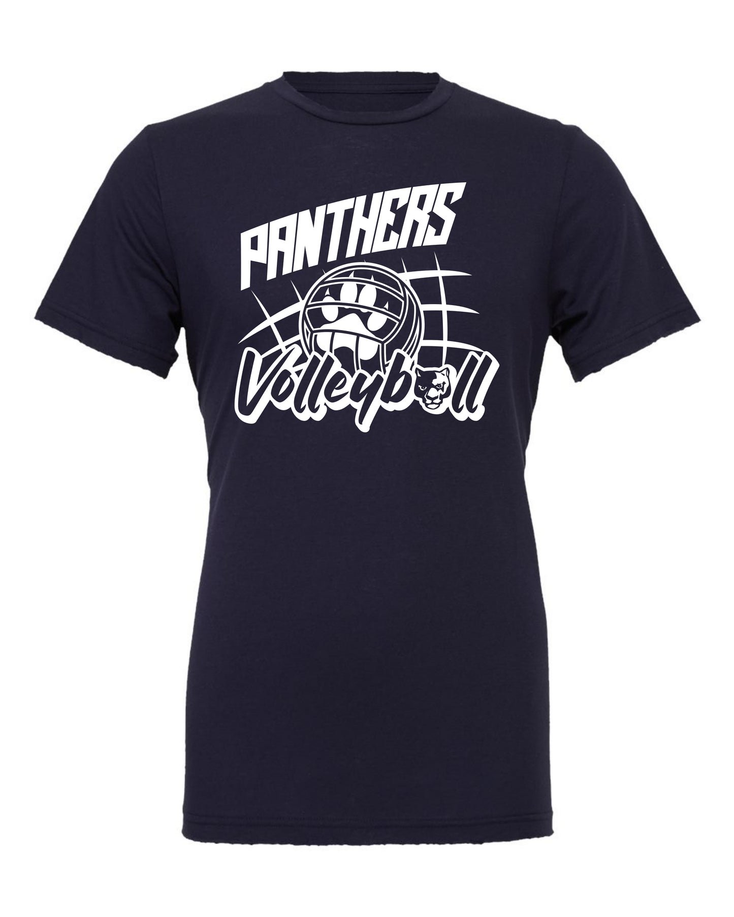 Panthers Volleyball Paw Ball - Adult Tee