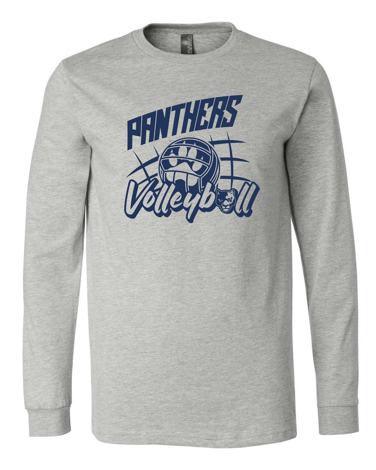 Panthers Volleyball Paw Ball- Adult Long Sleeve