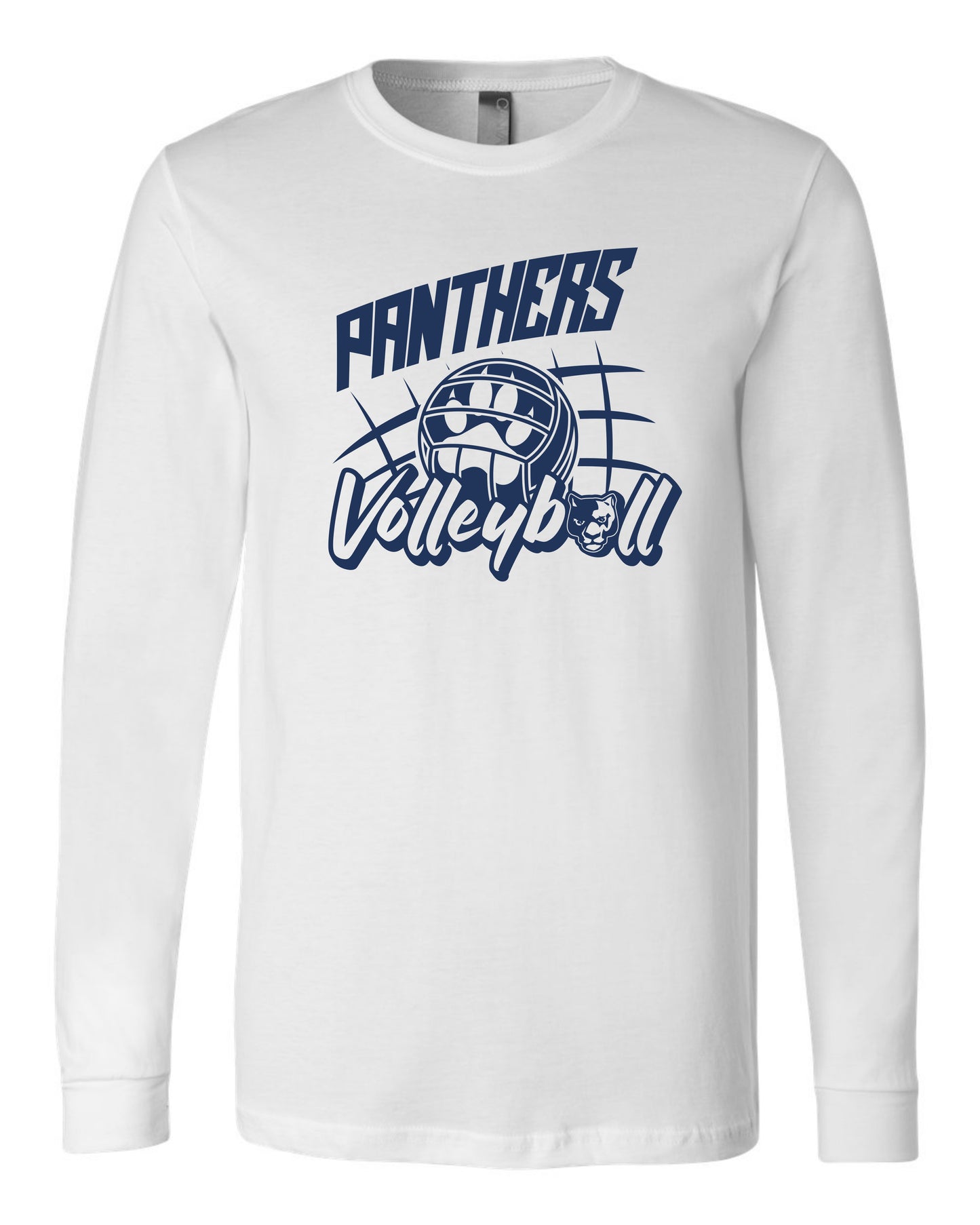 Panthers Volleyball Paw Ball- Adult Long Sleeve