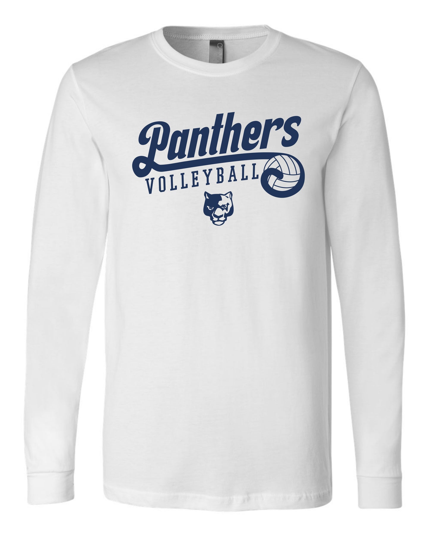 Panthers Volleyball Retro - Youth Long Sleeve
