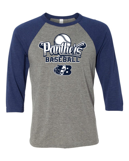 Panthers Baseball - Adult Raglan Tee