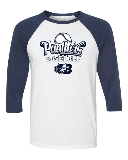 Panthers Baseball - Adult Raglan Tee