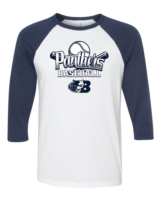 Panthers Baseball - Adult Raglan Tee