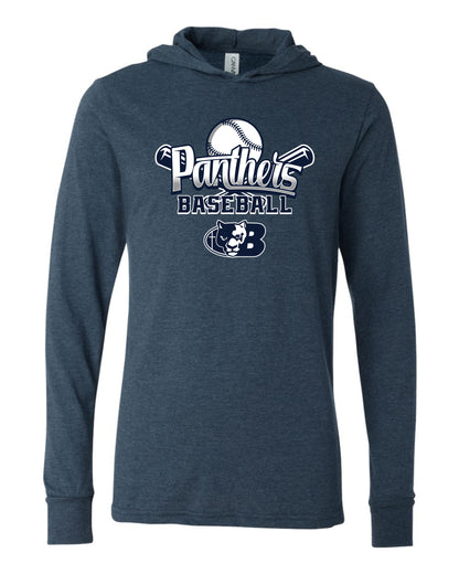 Panthers Baseball - Adult Hooded Long Sleeve