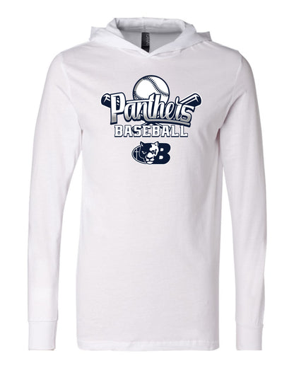 Panthers Baseball - Adult Hooded Long Sleeve