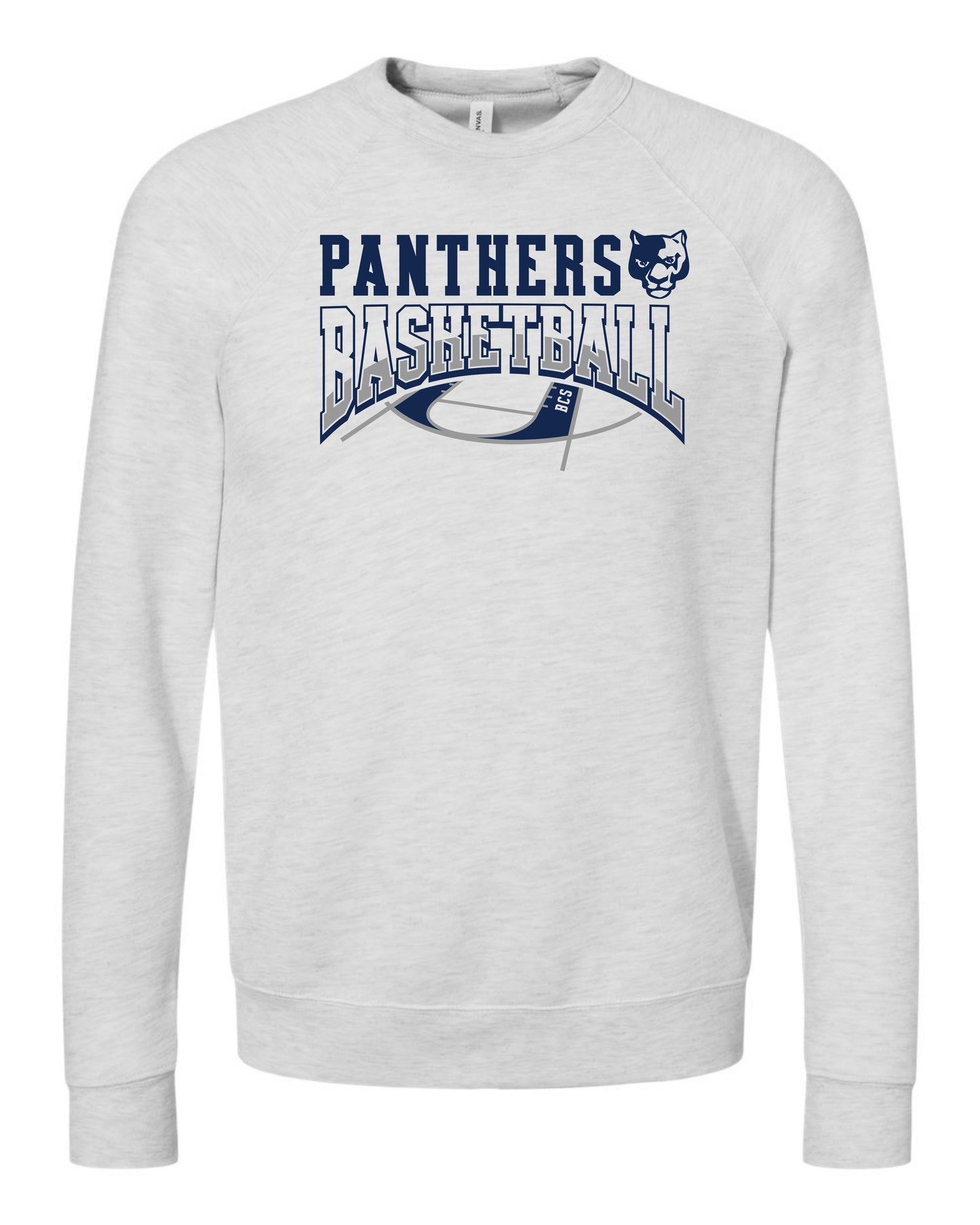 Panthers Basketball Court - Adult Sweatshirt