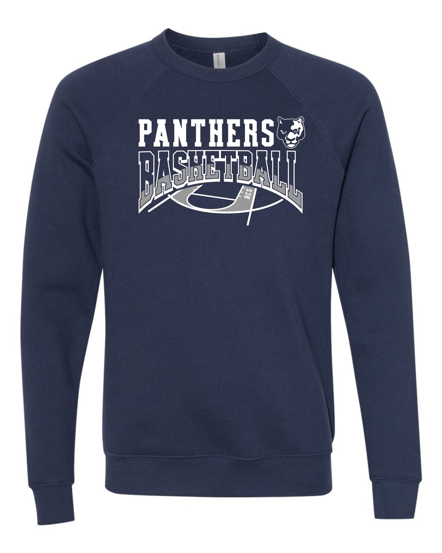 Panthers Basketball Court - Adult Sweatshirt