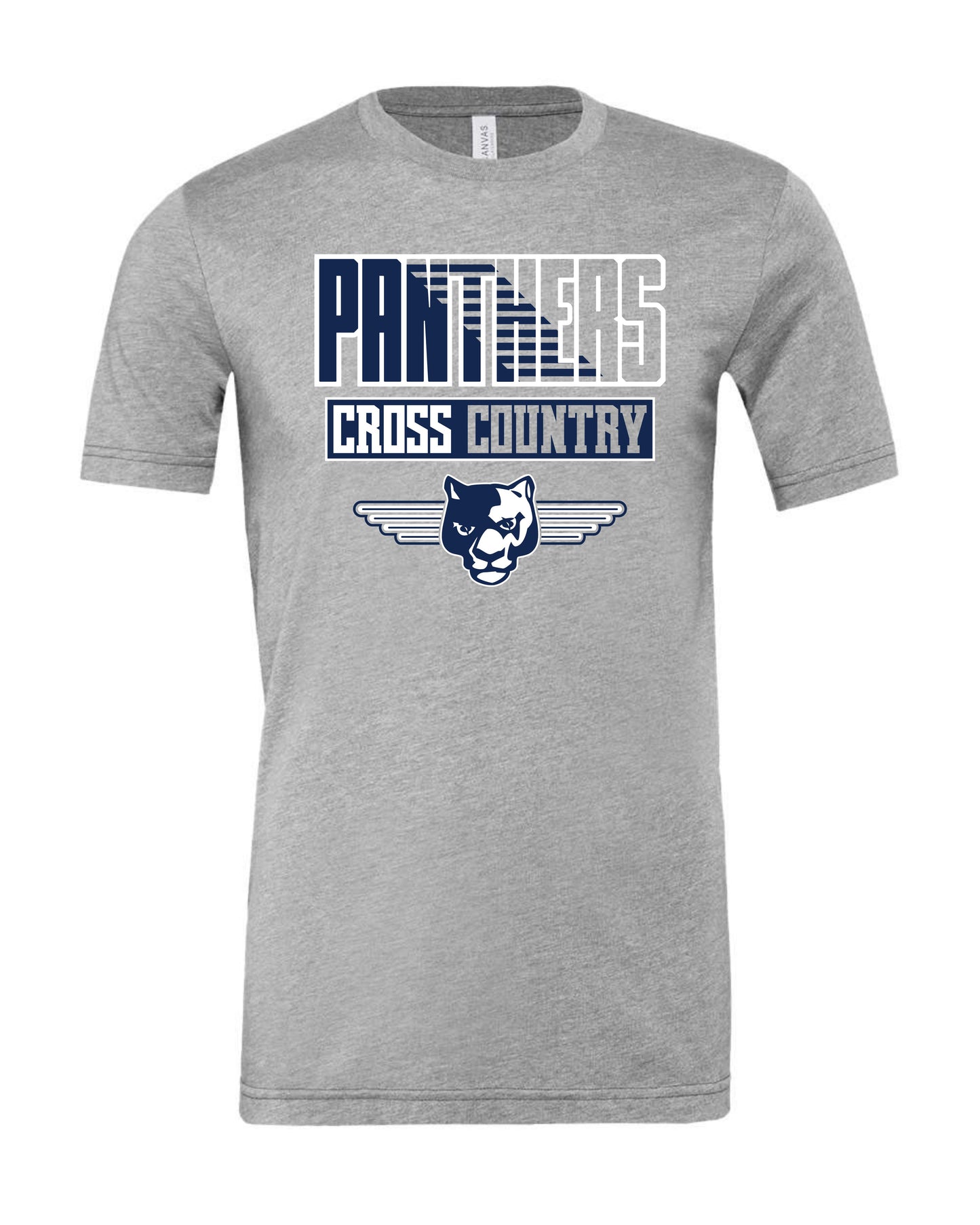 Panthers Faded CC - Youth Tee