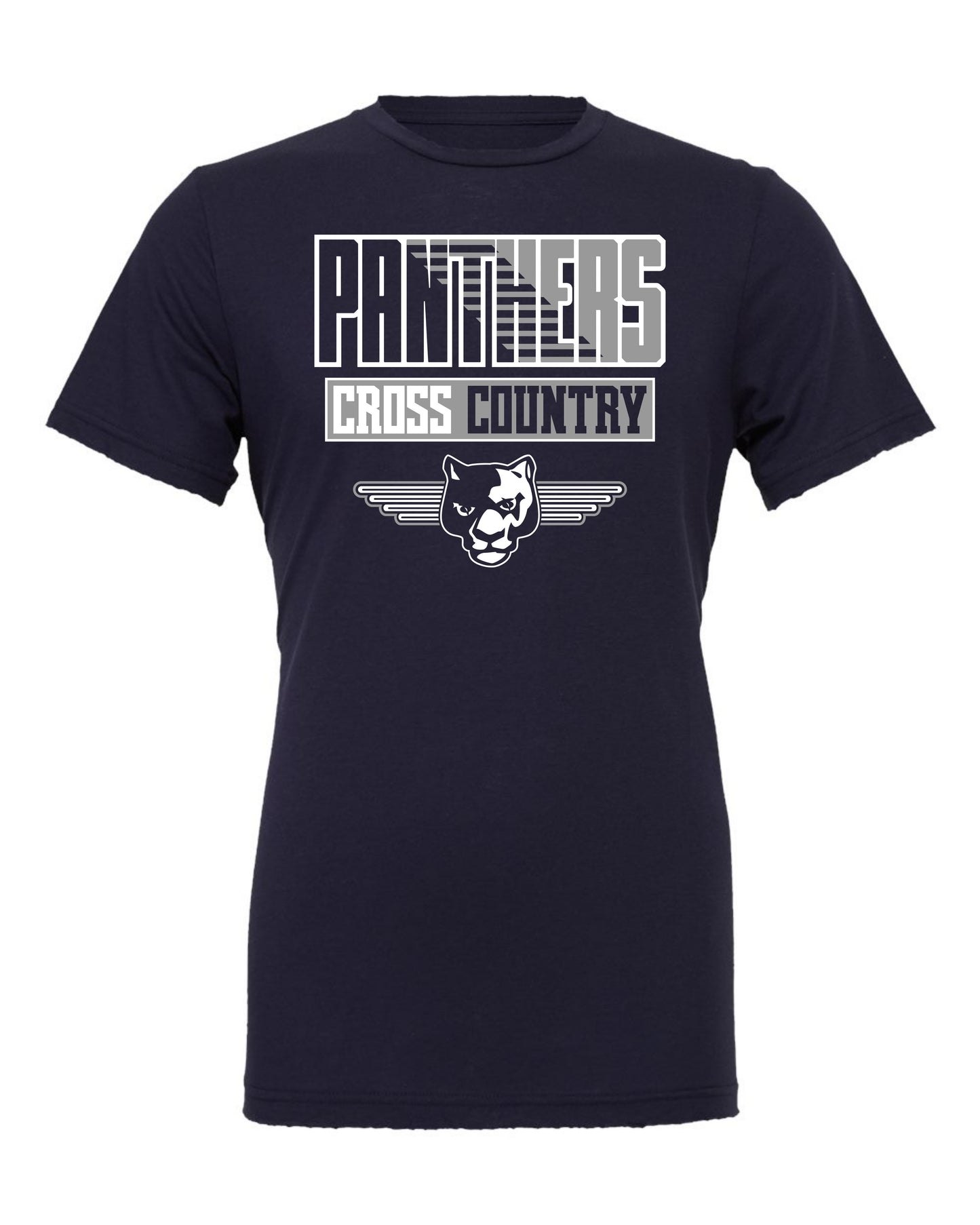 Panthers Faded CC - Youth Tee