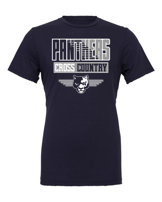 Panthers Faded CC - Youth Tee