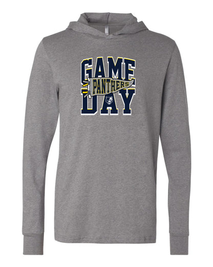 Panthers Game Day - Adult Hooded Long Sleeve