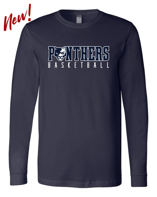Panthers Head Basketball - Adult Long Sleeve
