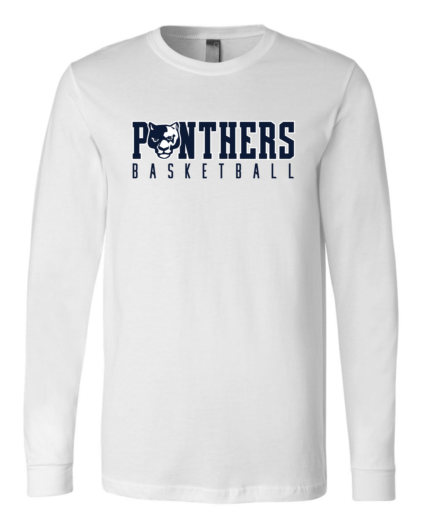 Panthers Head Basketball - Adult Long Sleeve
