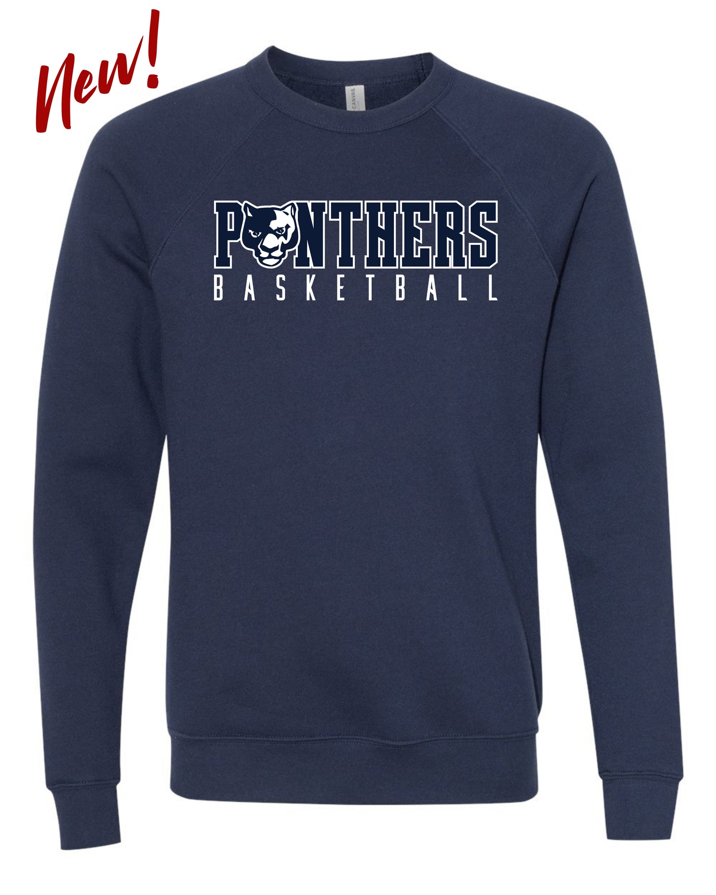 Panthers Head Basketball - Adult Sweatshirt