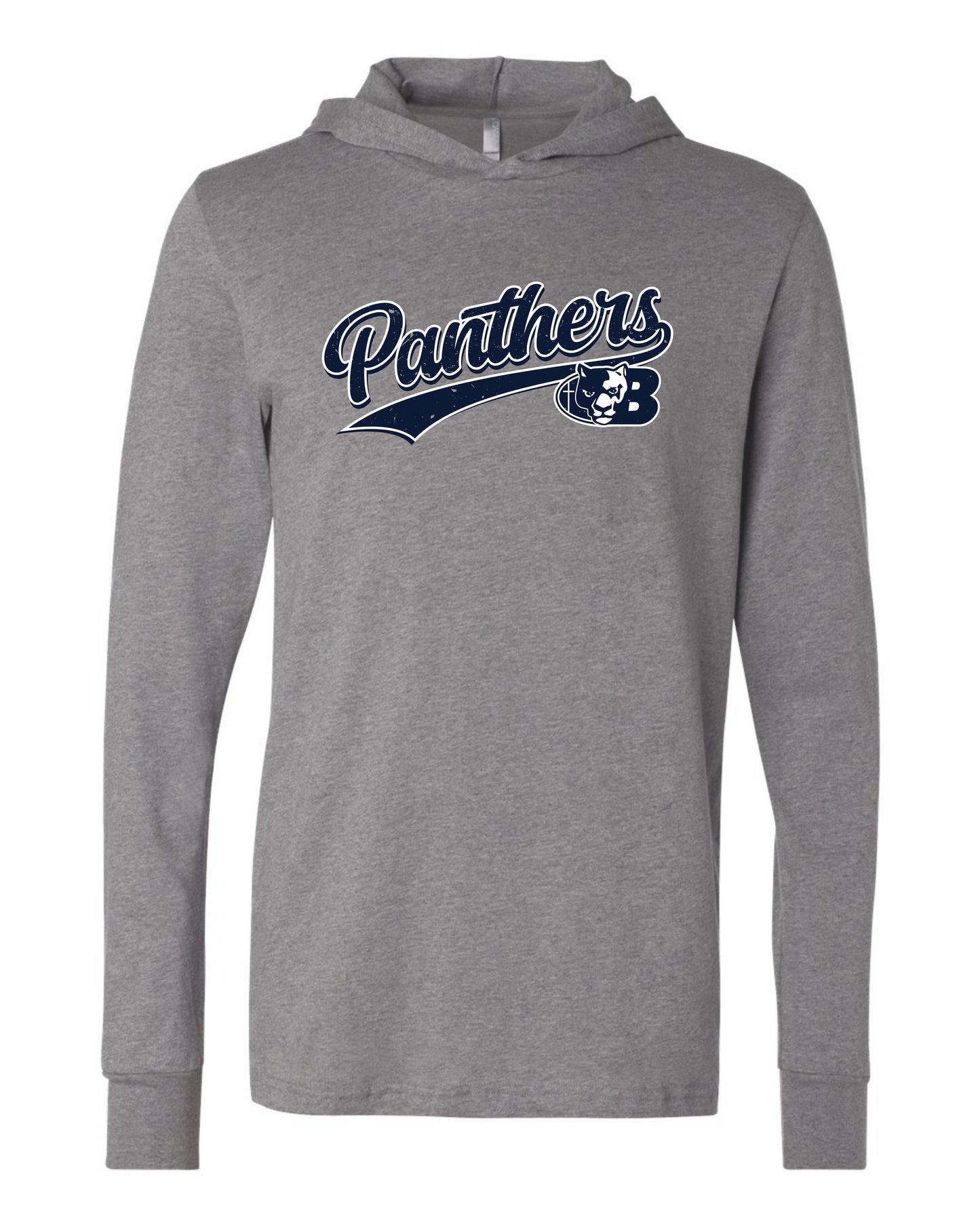 Panthers Retro - Adult Hooded Long Sleeve