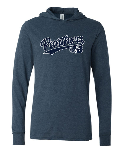 Panthers Retro - Adult Hooded Long Sleeve