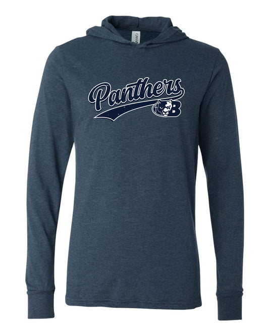 Panthers Retro - Adult Hooded Long Sleeve