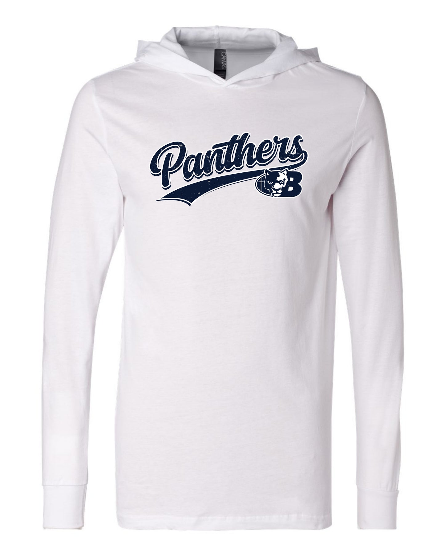 Panthers Retro - Adult Hooded Long Sleeve