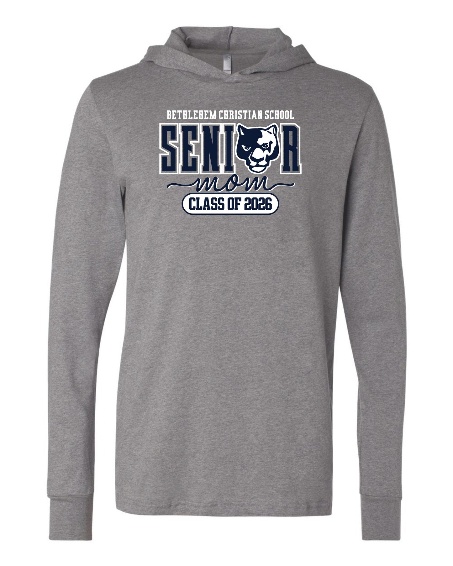 BCS Senior Mom 2026 - Adult Hooded Long Sleeve