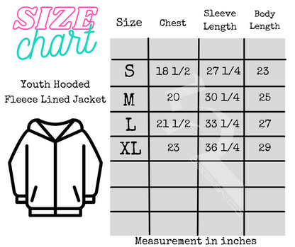 BCS Unisex Hooded Fleece Lined Color block - Youth Jacket